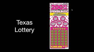 200X Power Blitz  Texas Lottery 20 January 2024 DONT BUY THIS TICKET [upl. by Atila773]