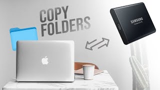 How to Copy Folder from Macbook to External Hard Drive [upl. by Hiram]