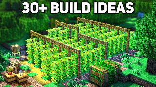 30 Build Projects for Survival Minecraft 119 7 [upl. by Kosel]