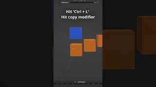 Duplicate Modifiers Between Objects in Blender blender blender3d blendertutorial [upl. by Ettennal105]