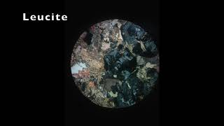 Leucite  Thin Section  Optical Mineralogy [upl. by Dermot]