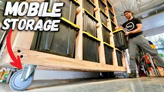 How To Build Mobile Garage Storage [upl. by Ecnahs]