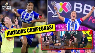 LIGA MX femenil ¡MONTERREY CAMPEÓN Las Rayadas vencen al América en penales  Futbol Picante [upl. by Sweet]