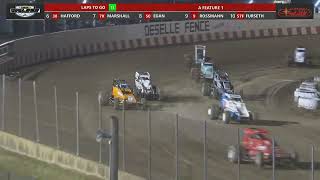 HIGHLIGHTS  WingLESS Sprints AMain  Angell Park Speedway  Sun Prairie WI  7223 [upl. by Obmar399]