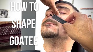 How To Shape A Goatee The Easy Way [upl. by Jules]