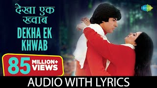 Dekha Ek Khwab with lyrics देखा एक ख्वाब Silsila Amitabh Bachchan Lata Mangeshkar Kishore Kumar [upl. by Neenaej]