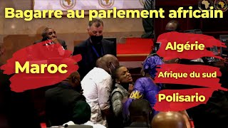 Prise de bec au Parlement Africain  MAROC contre lAFRIQUE du SUD [upl. by Eciuqram744]