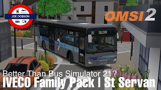 OMSI 2  IVECO Bus Low Entry Family  First Looks  Saint Servan  Route 25 [upl. by Epoillac]