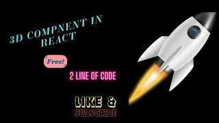 how i integrate 3D component in my project for free and in 2 lines of code [upl. by Abner86]