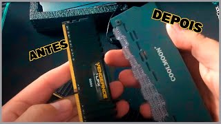 Como substituir do PC GAMER dissipador sem RGB ARGB [upl. by Eardnaed]