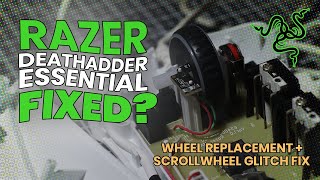 Razer Deathadder Essential 2023  Wheel Replacement and Jumpy Mouse Wheel Glitch Fix [upl. by Suiluj207]