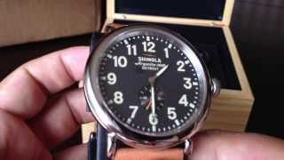 Shinola Runwell 47mm Limited Edition Watch Review [upl. by Diane]