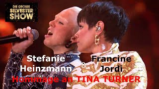 Stefanie Heinzmann amp Francine Jordi  Hommage an Tina Turner Medley  Die Silvestershow 2023 [upl. by Chilson161]