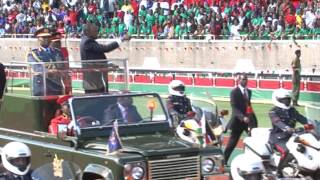 Colour and entertainment on Uhurus inaugural ceremony [upl. by Nnairret]