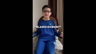 Word of the Week Blandishment [upl. by Joed]