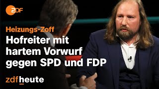 HeizungsDebatte Hofreiter verärgert über SPD und FDP  Markus Lanz vom 21 März 2023 [upl. by Artemis]