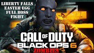 CALL OF DUTY BLACK OPS 6 ZOMBIES  Liberty Falls Easter Egg w Full Boss Fight and End Cutscene [upl. by Reteid591]