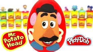 Toy Story Mr Potato Head Playdough Surprise Egg amp Toys [upl. by Audi]