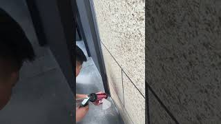 How To Caulk A Outdoor Window Frame Successfully Easily and Cleanly Every Time DIY [upl. by Einnim]