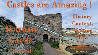 Polruan Castle  Blockhouse Cornwall Castles are Amazing history context visiting tips [upl. by Quartis161]