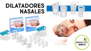 Set de Dilatadores Nasales Anti Ronquido Para Respirar Mejor y No roncar  DERMASTORE Argentina [upl. by Petronille]