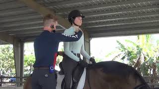 Dressage mechanics with Leif Aho Basic biomechanics with a PSG Young Rider [upl. by Enelyar440]