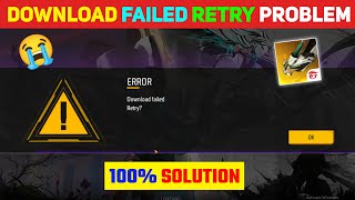 FREE FIRE DOWNLOAD FAILED RETRY PROBLEM  HOW TO SOLVE FREE FIRE DOWNLOAD FAILED PROBLEM [upl. by Durrett198]