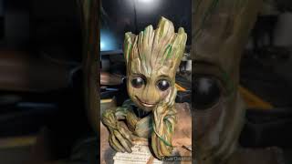 groot babygroot iamgroot 3dprinting 3dprinter music hobby art painting detailing funny [upl. by Olli820]