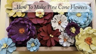 How To Make Pine Cone Flowers I HAVE A NEW PINE CONE FLOWER VIDEO CHECK THE LINK IN THE DESCRIPTION [upl. by Etnohc839]