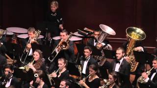 UMich Symphony Band Leonard Bernstein  Overture to Candide [upl. by Nahtnhoj606]