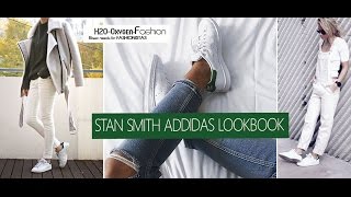 How to Style Stan Smith Addidas Sneakers  LOOKBOOK [upl. by Zandt586]