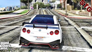 GTA 5 MOD  NEW GTR R35 SOUND TEST GTA 5 REAL LIFE PC MOD [upl. by Alaikim]