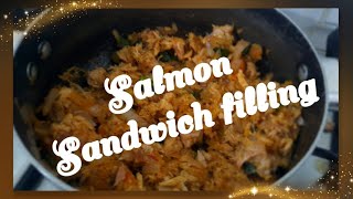 Salmon Sandwich fillingGrandma recipessandwich [upl. by Ahtelrac]