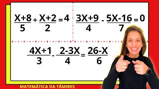 💡COMO CALCULAR EQUAÇÕES FRACIONÁRIAS [upl. by Marguerite]