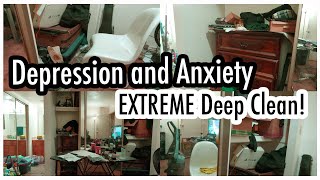 COMPLETE DISASTER EXTREME CLEAN  Depression House Clean Up Ep 2  The Closets [upl. by Mozelle]