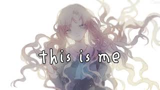 Nightcore → This Is Me KeshaLyrics [upl. by Paget]