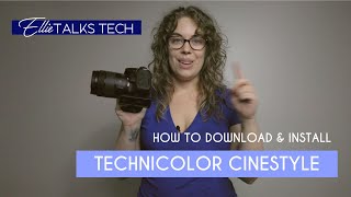 TUTORIAL Install Technicolor CineStyle on Canon DSLR  Canon 90D with EOS Utility [upl. by Ariajaj]