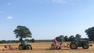 Épandage de chaux déchaumage 🌾et arrosage sur les maïs 🌽 [upl. by Recha903]