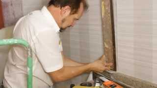 How to Install Vinyl Wallpaper in a Washroom [upl. by Tnahs251]