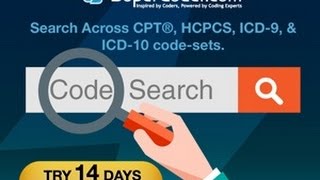 Search by Code  CPT HCPCS ICD10 Codes Lookup [upl. by Farley621]