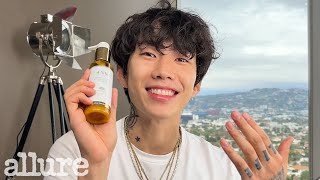 Jay Parks 10Minute Daily Skincare and Hair Routine  Allure [upl. by Ocer]