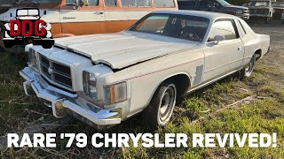 Will This Rare 1979 Chrysler 300 Junkyard Rescue Project Run And Drive [upl. by Segalman]