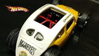 HOT WHEELS CUSTOM VOLKSWAGEN MOONEYES DRAG BUG [upl. by Teodorico]