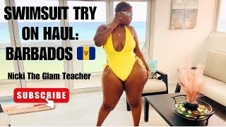 Swimsuit Try on Haul amp Review Barbados Vacation Edition 🇧🇧 [upl. by Annaej]