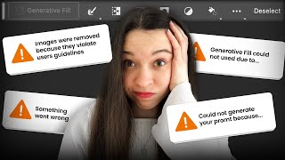 FIX ALL PROBLEMS with Photoshop Generative Fill [upl. by Yhprum3]