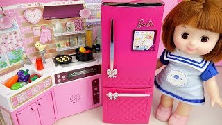 Baby doll kitchen food cooking toys baby Doli play [upl. by Nawd716]