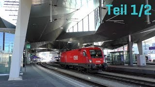 Wien Hbf Teil 12 mit TaurusTonleiter • ÖBB railjet • cityjet • ventus • ČD railjet • ICE T [upl. by Kinch451]