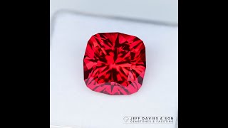 1905ct Lab Ruby  flame fusion [upl. by Natsyrk]