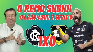 REMO VAI PRA SÉRIE B  Remo 1x0 São Bernardo  série C VLOG [upl. by Patt]