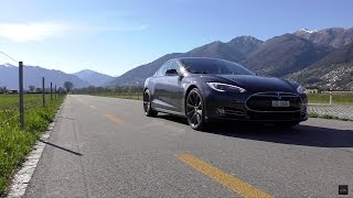 Tesla Model S P85D  Acceleration and Details [upl. by Klarrisa]